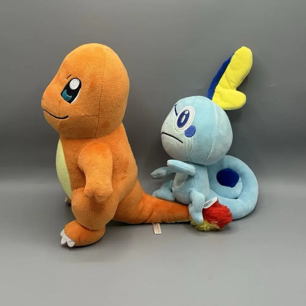 Pokemon Plush Lot Of 2 Sobble Charmander